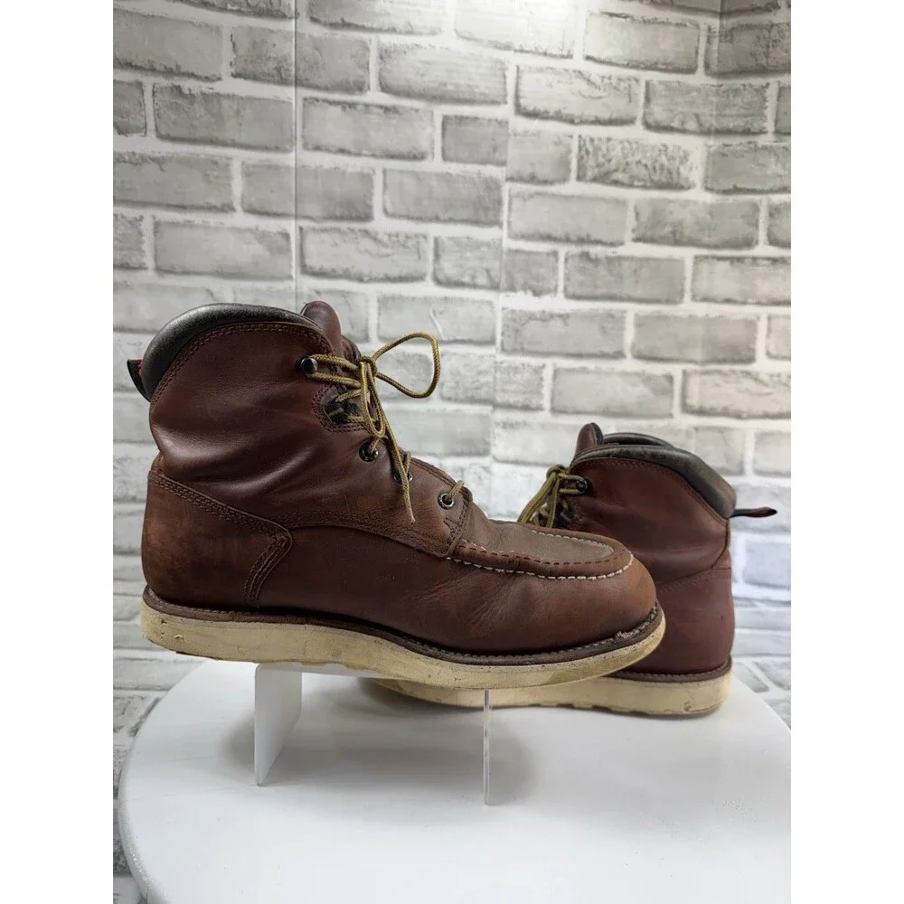 Red Wing Traction Tred Men's 6-inch Waterproof Soft Toe Work Boot Size 10 D